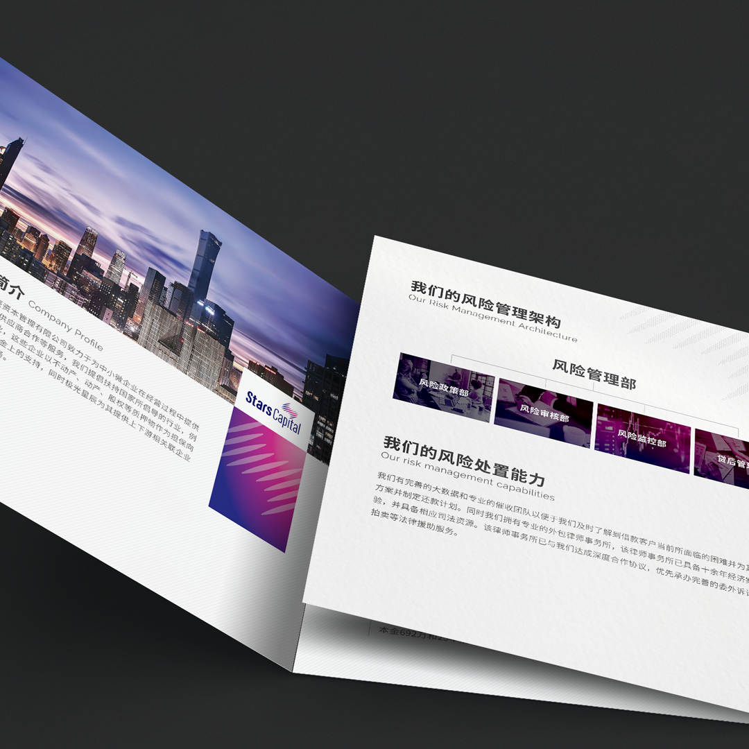 高端折页设计 企业宣传手册设计